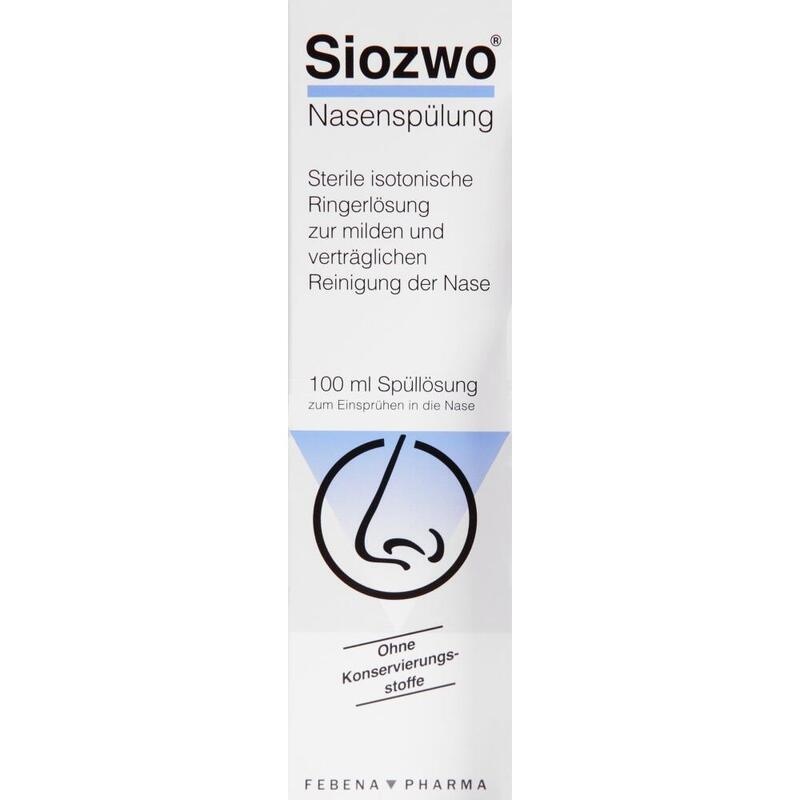 SIOZWO Nasenspülung Konservierungsstofffrei