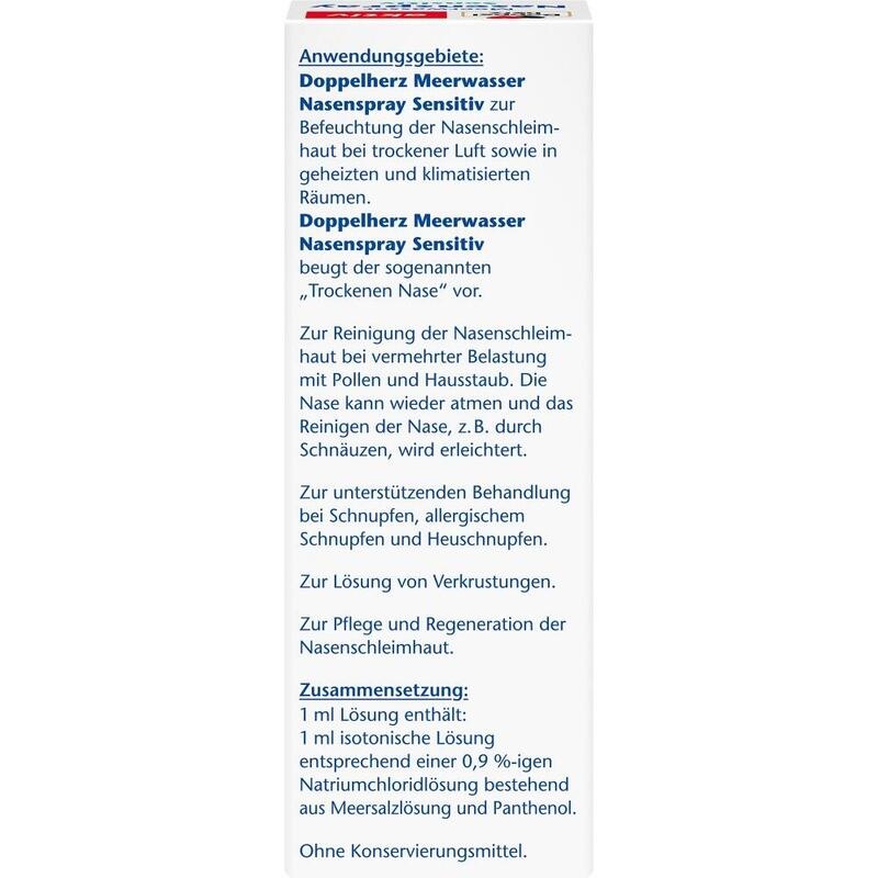 DOPPELHERZ Meerwasser Nasenspray mit Panthenol