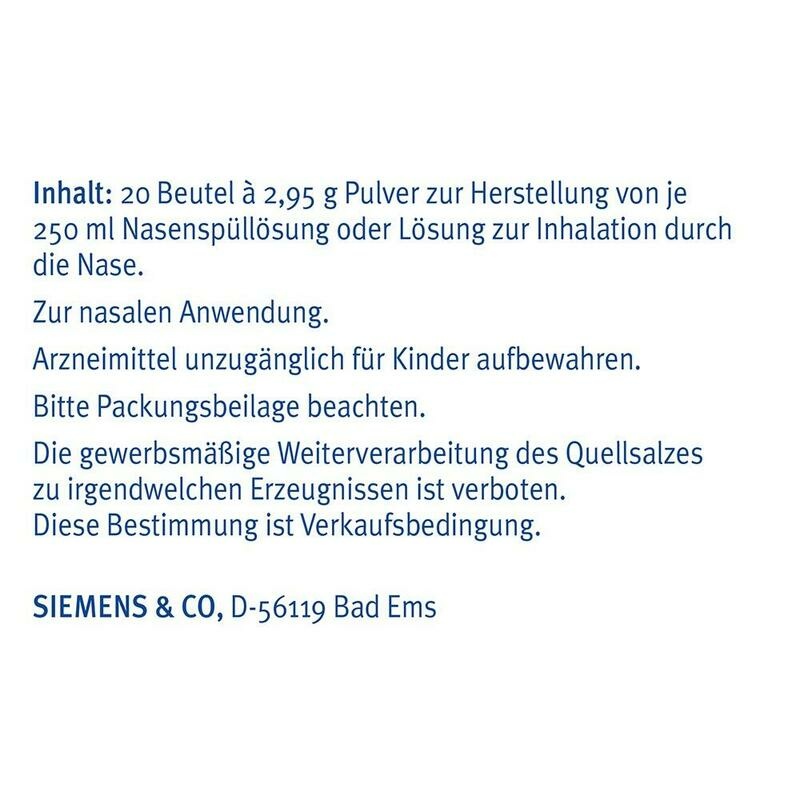 EMSER Salz Beutel