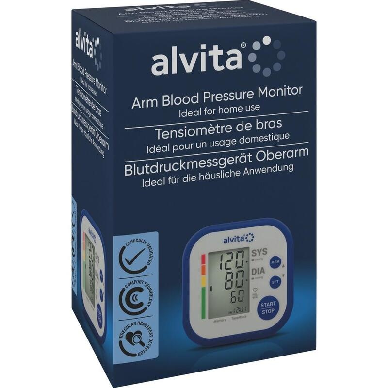 ALVITA Blutdruckmessgerät Oberarm