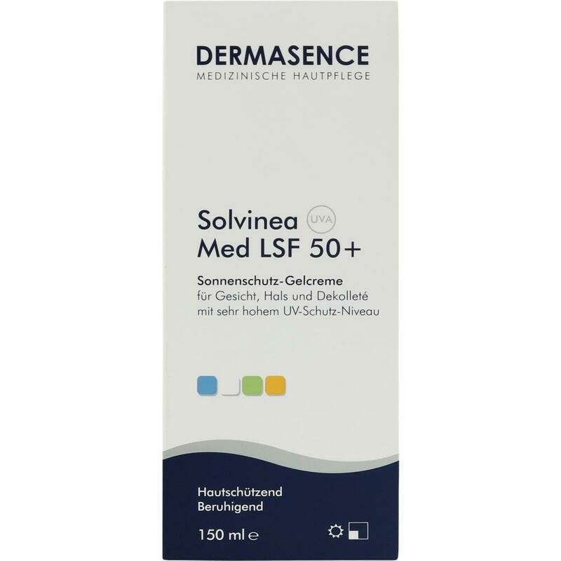 DERMASENCE SolvineaMed Sonnensch.Gelcreme LSF 50+