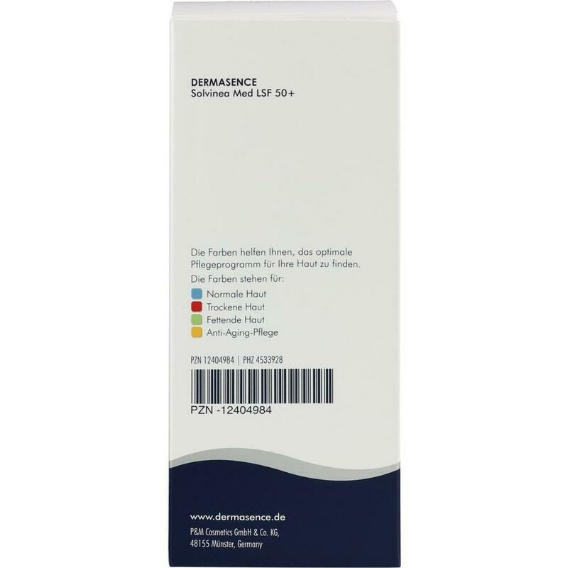 DERMASENCE SolvineaMed Sonnensch.Gelcreme LSF 50+
