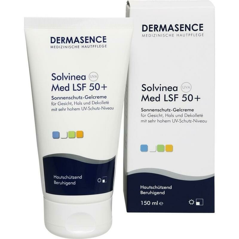 DERMASENCE SolvineaMed Sonnensch.Gelcreme LSF 50+
