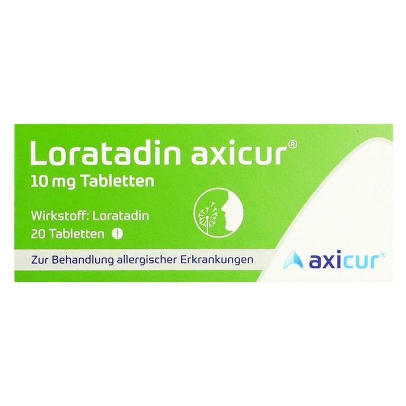LORATADIN axicur 10 mg Tabletten