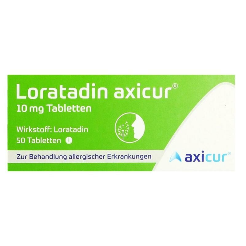 LORATADIN axicur 10 mg Tabletten