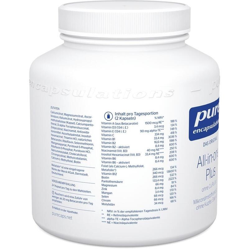 PURE ENCAPSULATIONS all-in-one Plus ohne Cu/Fe/Jod